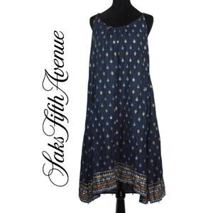 Saks Fifth Avenue Navy Sundress Size Large